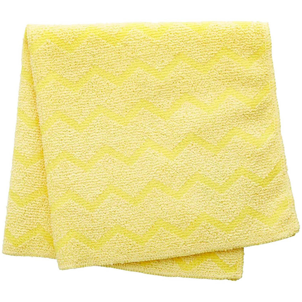 Rubbermaid FGQ61000YL00 HYGEN Microfiber Cloth, Multi-Purpose Rag/Towel, 16 x 16 inch, Yellow