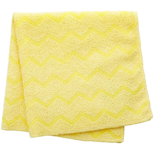 Rubbermaid FGQ61000YL00 HYGEN Microfiber Cloth, Multi-Purpose Rag/Towel, 16 x 16 inch, Yellow