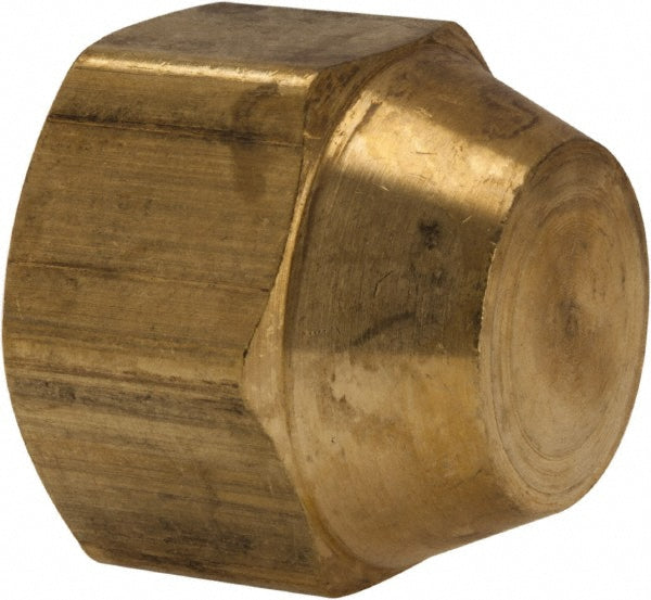 Parker 640F-10 Brass Flared Tube Cap 5/8" Tube OD, 7/8-14 Thread, 45 &deg Flared Angle