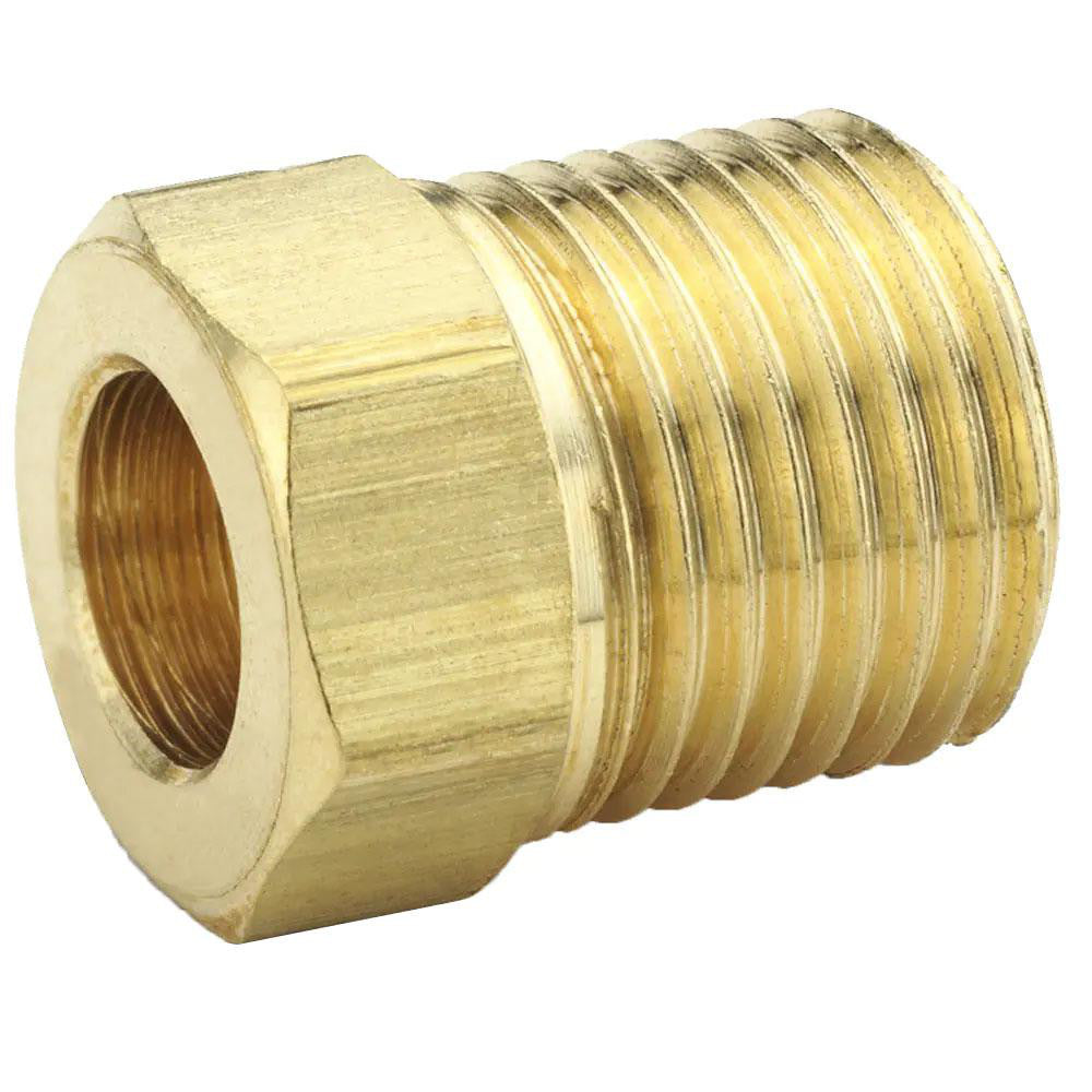 Parker 41IF-2 Brass Flared Tube Inverted Nut 1/8" Tube OD, 5/16-28 Thread