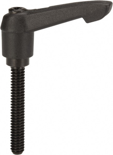 KIPP K0269.1A21X40 Threaded Stud Adjustable Clamping Handle 1/4-20 Thread, 0.51" Hub Dia, Fiberglass Reinforced Plastic