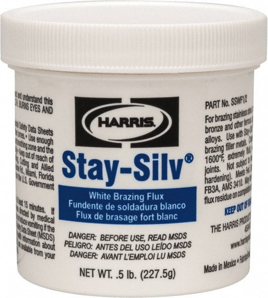 Harris Products SSWF1/2 8 Ounce White Brazing Flux