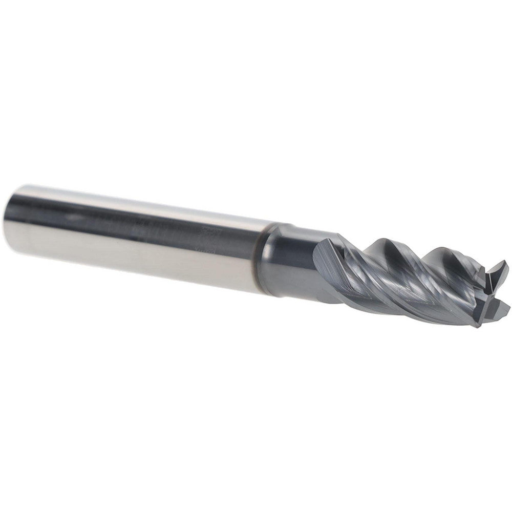 Iscar 5622434 Corner Chamfer End Mill 3/8" Dia, 3/4" LOC, 4 Flute, 0.0150" Chamfer Width, Solid Carbide