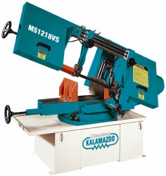 Clausing MS1218VS 10 x 16" Semi-Automatic Horizontal Bandsaw 12" Max Cutting Dia, Variable-Speed Pulley Drive