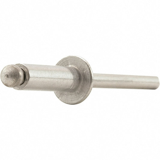 STANLEY Engineered Fastening POPAD68ABS Open End Blind Rivet Size 6, Dome Head, Aluminum Body, Aluminum Mandrel
