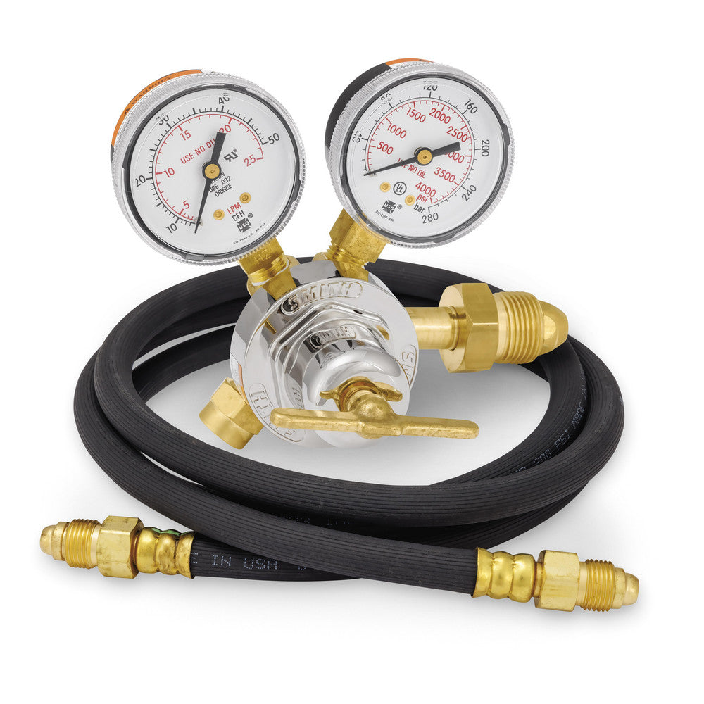 Smith/Miller 31-50-580-6 580 CGA Inlet Connection, Female Fitting, Argon Welding Regulator