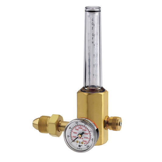 Smith/Miller H2051B-580 0 to 50 SCFM Flow Range, 580 CGA Inlet Connection, 3,000 Max psi, Argon/CO2/Helium & Argon/C02 Mix Welding Regulator