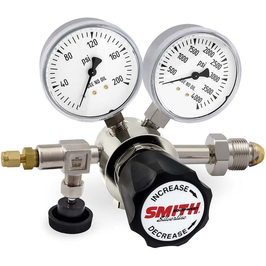 Smith/Miller 213-4109 580 CGA Inlet Connection, 150 Max psi, Argon, Nitrogen & Helium Welding Regulator