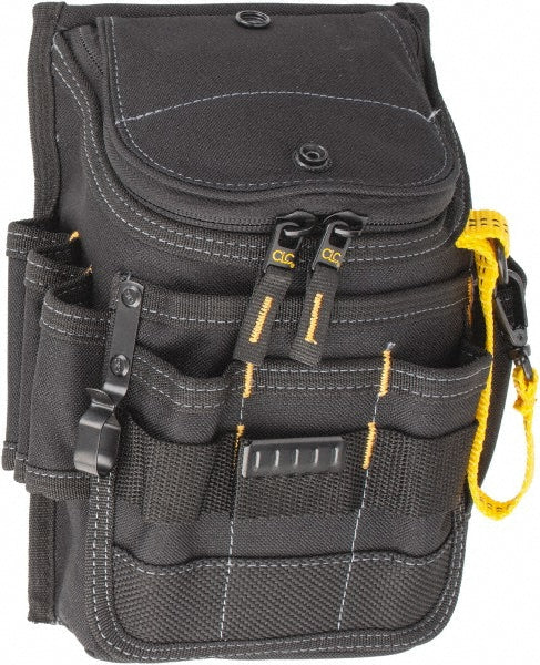CLC 1524 Zippered Pouch 11 Pockets, Polyester, Black