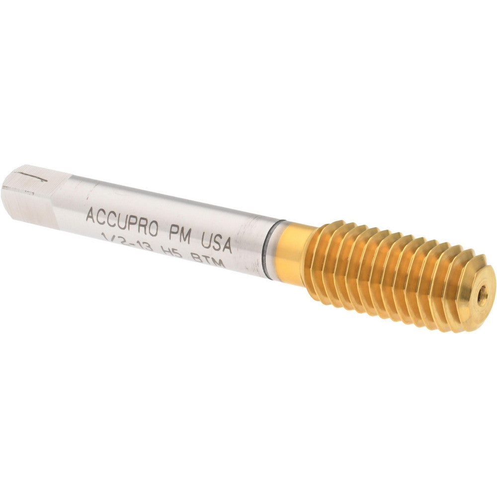Accupro 14045-00T Thread Forming Tap 1/2-13 UNC, Bottoming, Powdered Metal High Speed Steel, TiN Coated