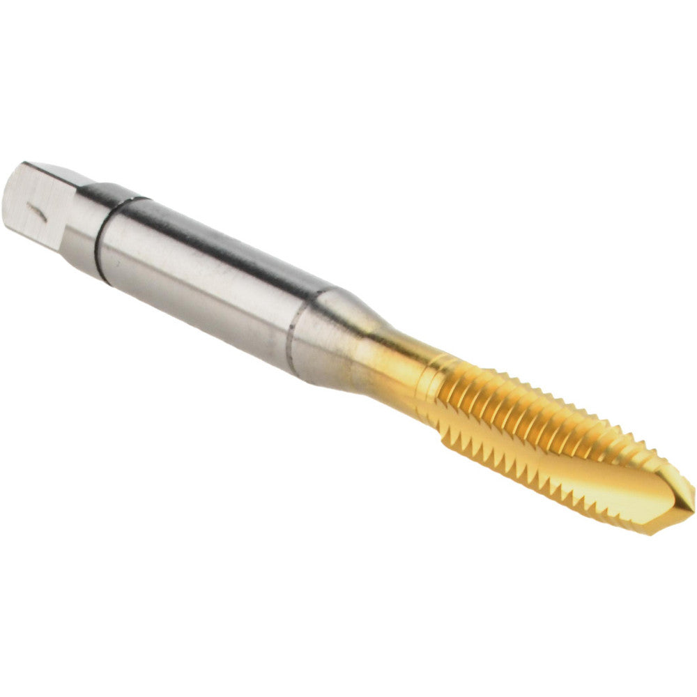 Accupro 31055-00T Spiral Point Tap M6x1 Metric Coarse, 3 Flutes, Plug Chamfer, 6H Class of Fit, High-Speed Steel-PM, TiN Coated