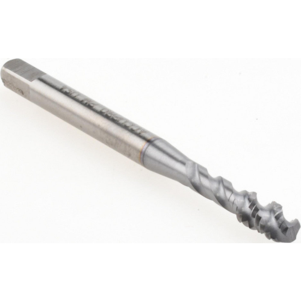 Accupro 40052-01C Spiral Flute Tap #8-32, UNC, 3 Flute, Modified Bottoming Chamfer, 3B Class of Fit, Powdered Metal, TiCN Finish