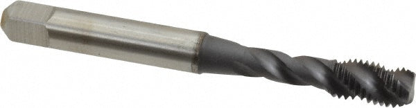 Accupro 40093-01C Spiral Flute Tap 1/4-28, UNF, 3 Flute, Modified Bottoming Chamfer, 3B Class of Fit, Powdered Metal, TiCN Finish