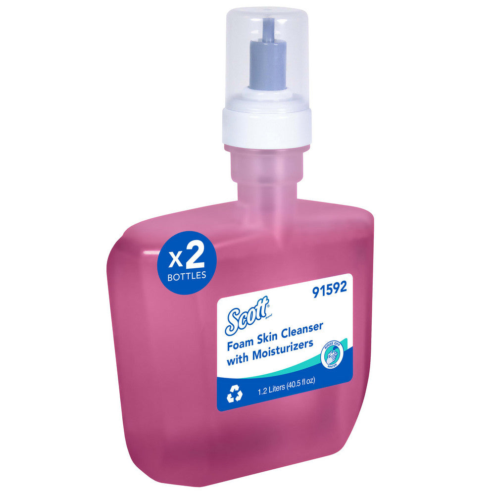 Scott 91592 Foam Hand Soap with Moisturizers, 1.2 L Pink, Floral Scent Automatic Hand Soap Refills for Kimberly-Clark Professional ICON & Scott Pro Automatic Dispensers