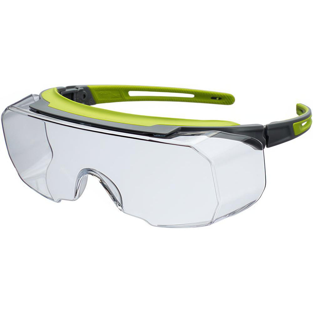 Uvex AT01CLAH Safety Glasses Anti-Fog & Anti-Scratch, Polycarbonate, Clear Lenses, Semi-Frameless