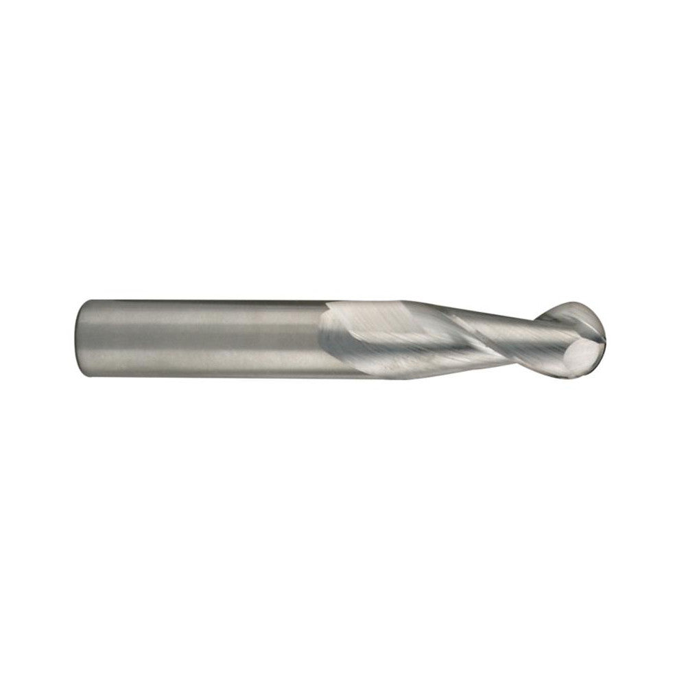 Kyocera SGS Precision Tools 34631 Ball End Mill 0.1875" Dia, 0.5625" LOC, 2 Flute, Solid Carbide