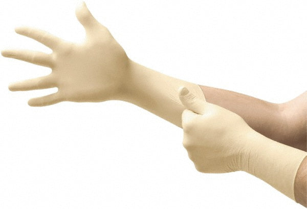 Ansell UL-315-XL Series Microflex Ultra One Disposable Gloves Size X-Large, 9.8 mil, Uncoated-Coated Latex, Industrial Grade, Unpowdered