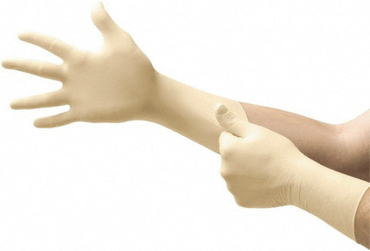 Ansell UL-315-XL Series Microflex Ultra One Disposable Gloves Size X-Large, 9.8 mil, Uncoated-Coated Latex, Industrial Grade, Unpowdered