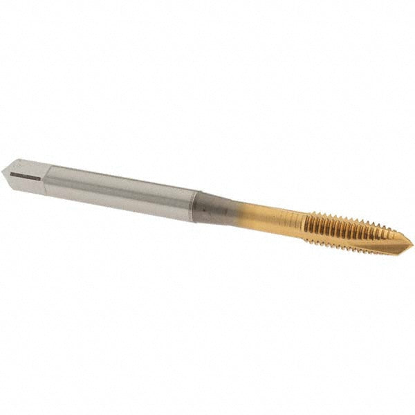 OSG 1101501705 Spiral Point Tap #10-32 UNF, 3 Flutes, Plug Chamfer, 6H Class of Fit, HSS, TiN Coated