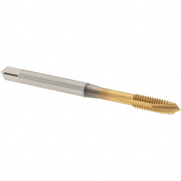 OSG 1101501805 Spiral Point Tap #10-32 UNF, 3 Flutes, Plug Chamfer, HSS, TiN Coated