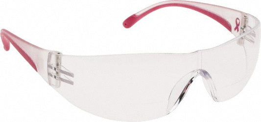 PIP 250-12-0200 Magnifying Safety Glasses 2.00, Clear Lenses, Scratch-Resistant, ANSI Z87.1+ & CSA Z94.3