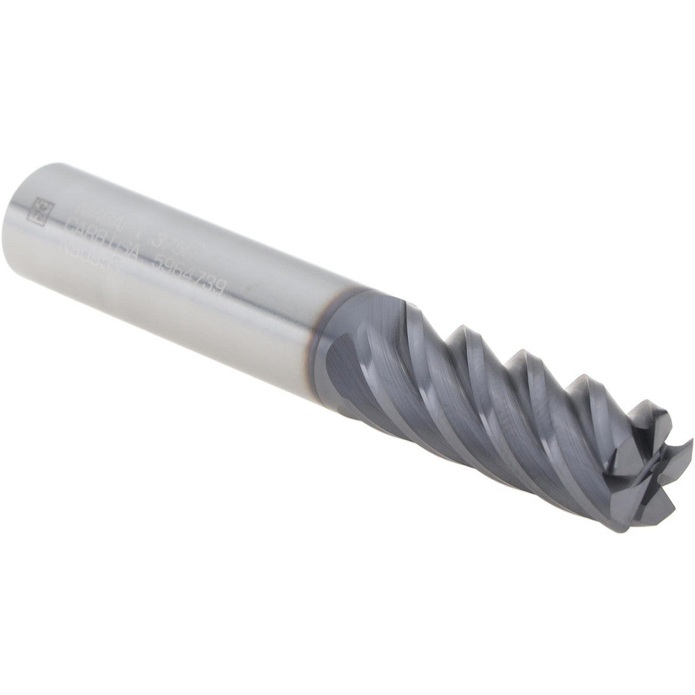 Seco 17007010 Corner Radius End Mill 3/8" Dia, 1" LOC, 0.0300" Radius, 5 Flute, Solid Carbide