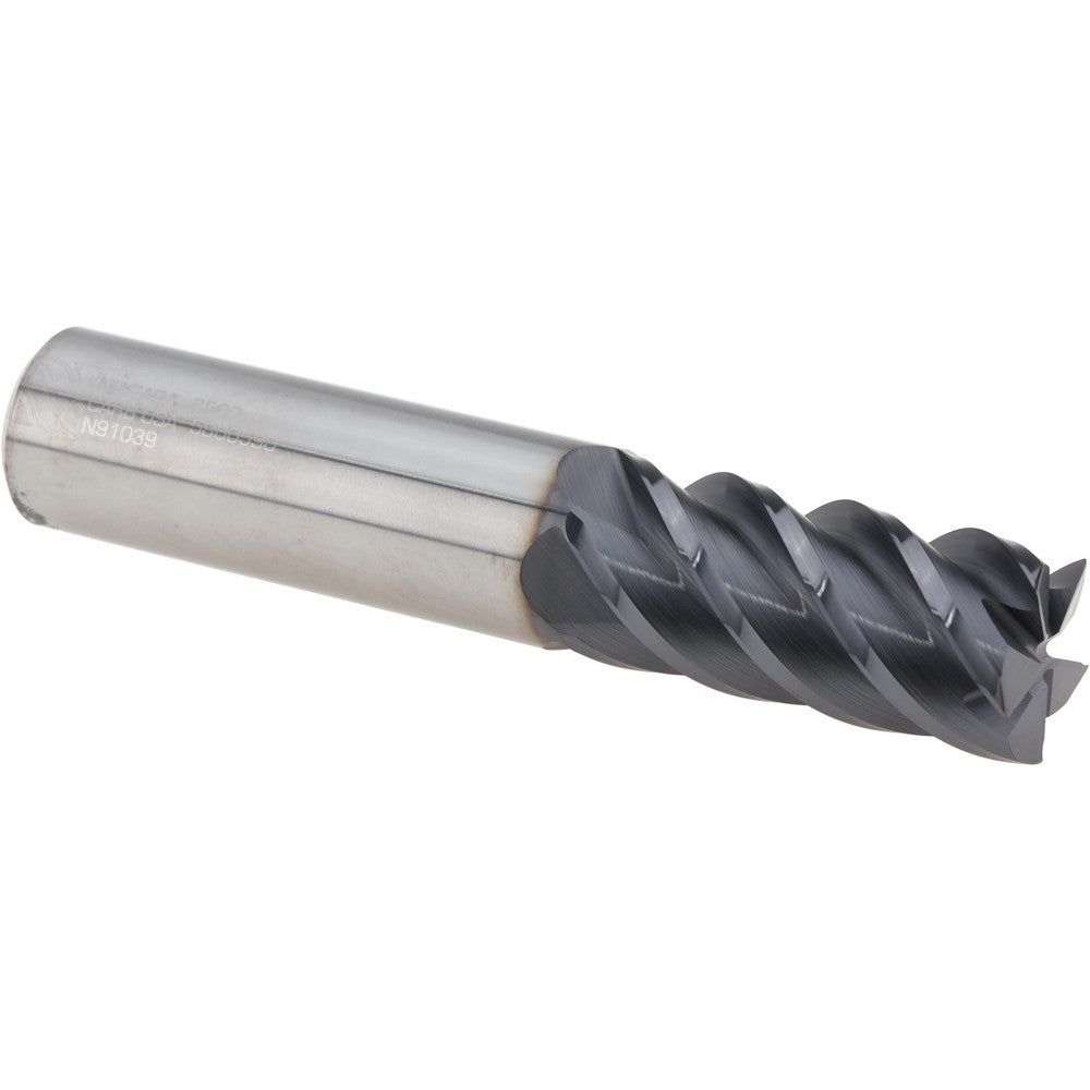 Seco 17007039 Corner Radius End Mill 3/4" Dia, 1-5/8" LOC, 0.0150" Radius, 5 Flute, Solid Carbide