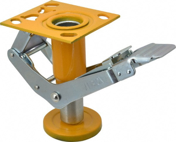 Albion 110LE0680 7-1/2" Mounting Height, Position Floor Lock for 6" Dia Caster Wheels