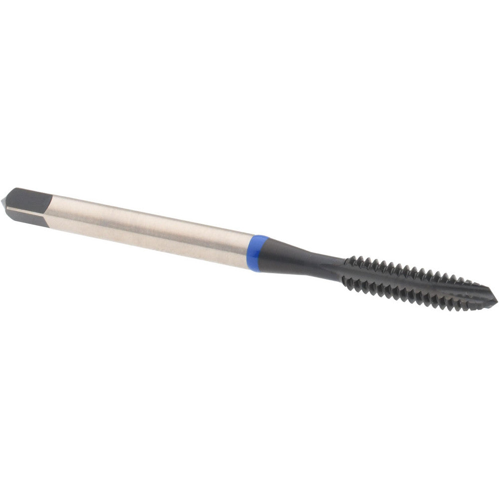 Accupro T1620245 Spiral Point Tap #6-32 UNC, 3 Flutes, Plug Chamfer, Vanadium High Speed Steel, Oxide Coated