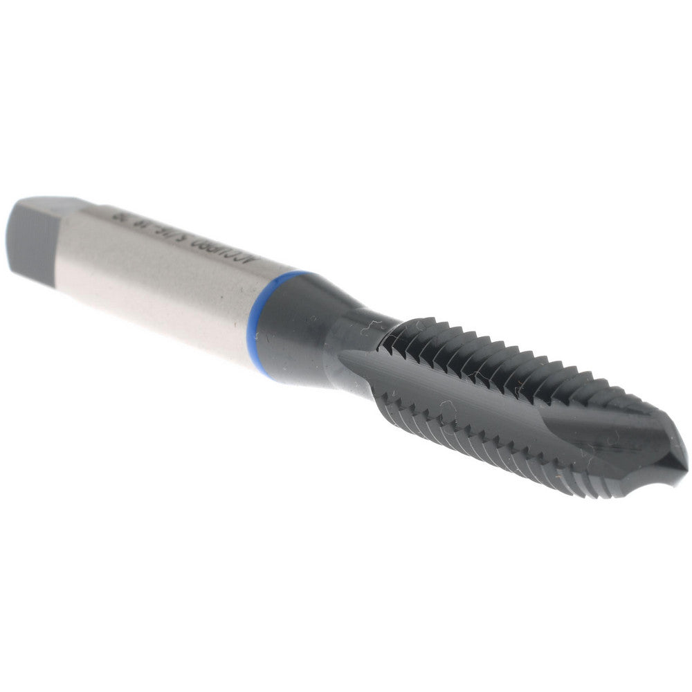 Accupro T1620442B Spiral Point Tap 5/16-18 UNC, 3 Flutes, Plug Chamfer, 2B Class of Fit, Vanadium High Speed Steel, Oxide Coated
