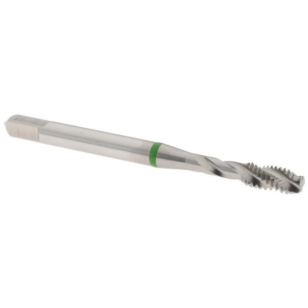 Accupro T2634283 Spiral Flute Tap #8-32, UNC, 3 Flute, Modified Bottoming Chamfer, 2B Class of Fit, Vanadium High-Speed Steel, Bright/Uncoated Finish
