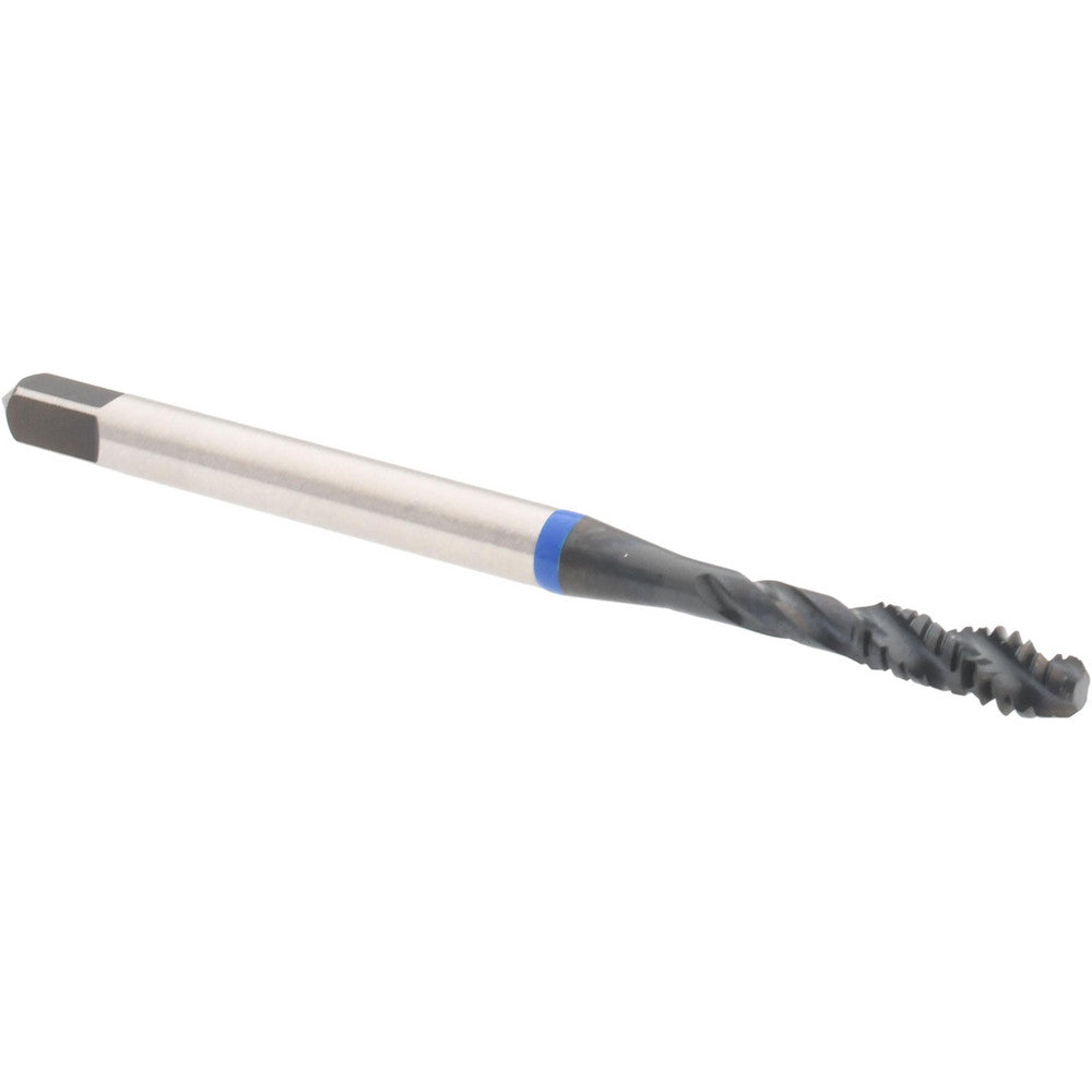 Accupro T1604243 Spiral Flute Tap #6-32, UNC, 3 Flute, Modified Bottoming Chamfer, 2B Class of Fit, Vanadium High-Speed Steel, Steam Oxide Finish