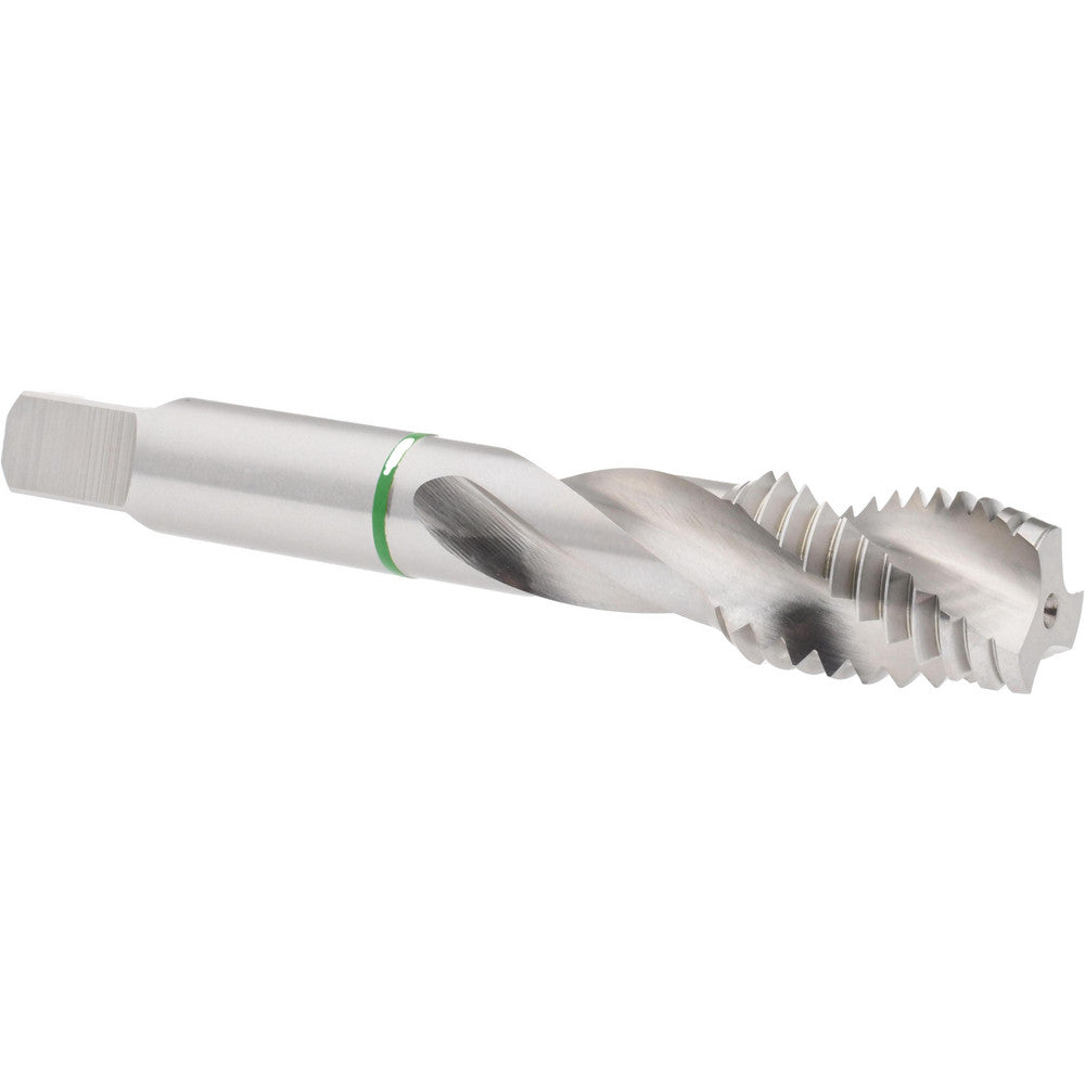 Accupro T2634643 Spiral Flute Tap 5/8-11, UNC, 3 Flute, Modified Bottoming Chamfer, 3B Class of Fit, Vanadium High-Speed Steel, Bright/Uncoated Finish