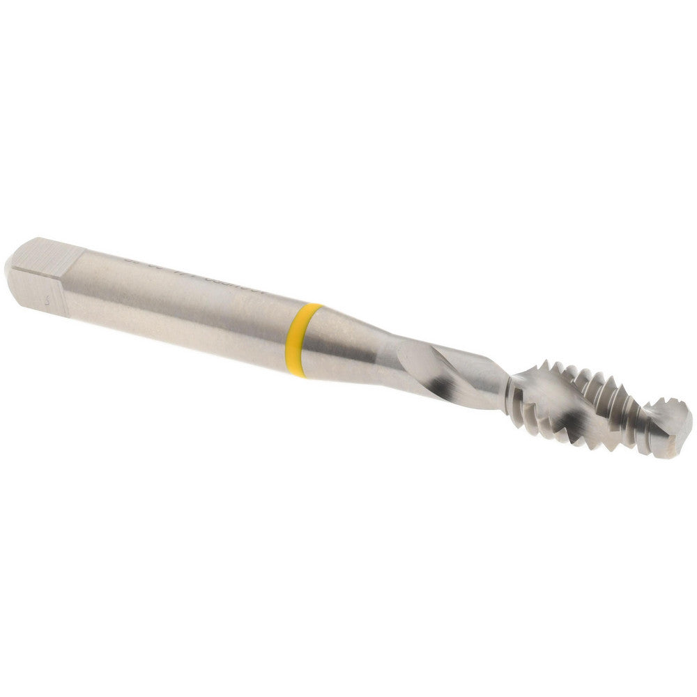 Accupro T2644402B Spiral Flute Tap 1/4-20, UNC, 2 Flute, Modified Bottoming Chamfer, 2B Class of Fit, Vanadium High-Speed Steel, Bright/Uncoated Finish
