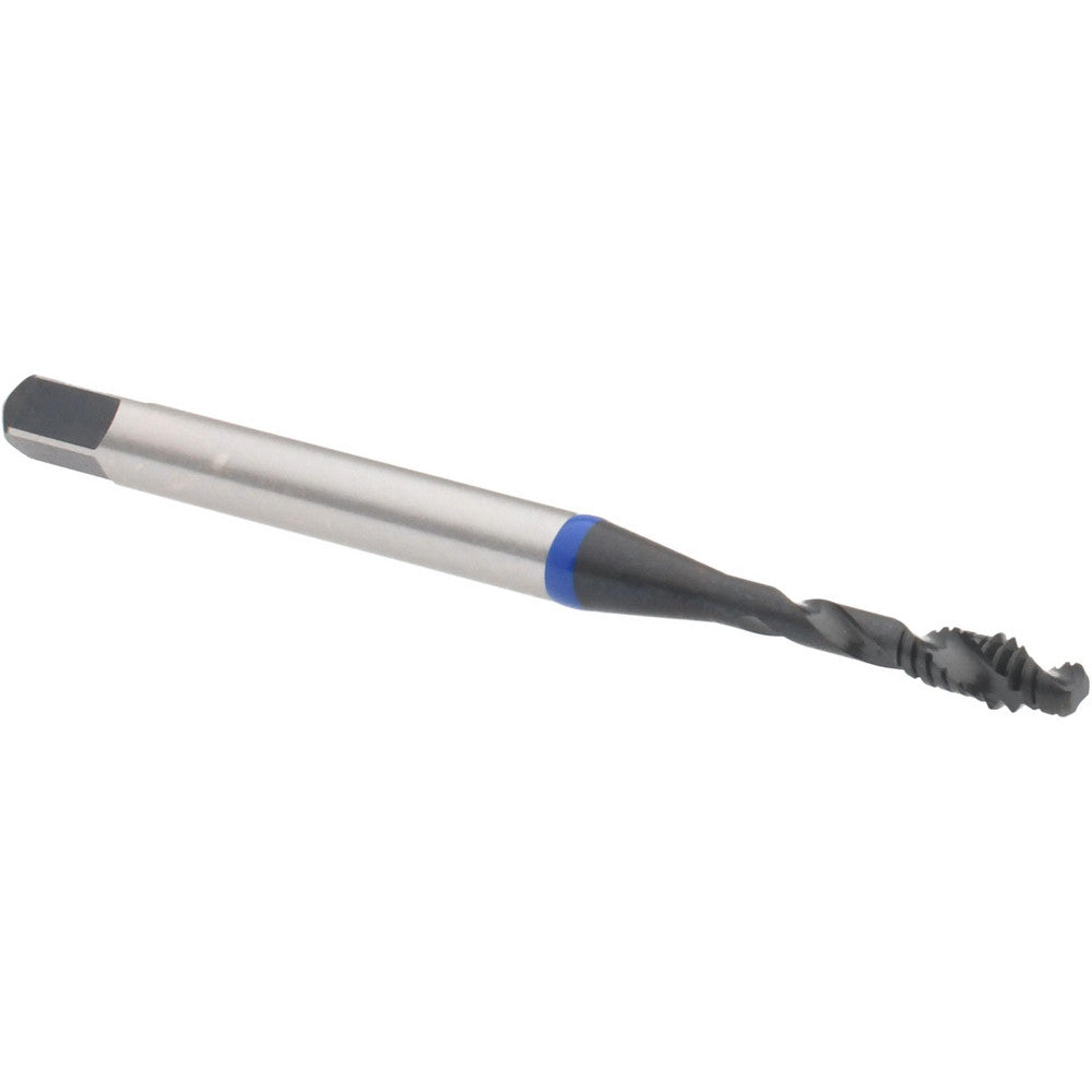 Accupro T1604162 Spiral Flute Tap #4-40, UNC, 2 Flute, Modified Bottoming Chamfer, 2B/3B Class of Fit, Vanadium High-Speed Steel, Steam Oxide Finish