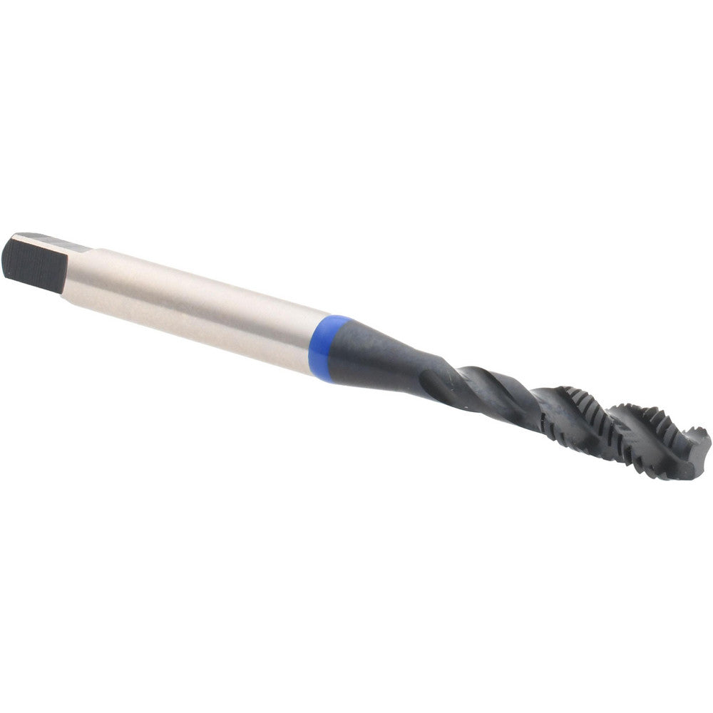 Accupro T1604342B Spiral Flute Tap #10-32, UNF, 3 Flute, Modified Bottoming Chamfer, 2B Class of Fit, Vanadium High-Speed Steel, Steam Oxide Finish