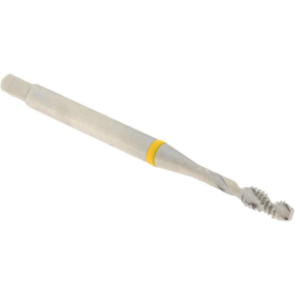 Accupro T2644162B Spiral Flute Tap #4-40, UNC, 2 Flute, Modified Bottoming Chamfer, 2B Class of Fit, Vanadium High-Speed Steel, Bright/Uncoated Finish