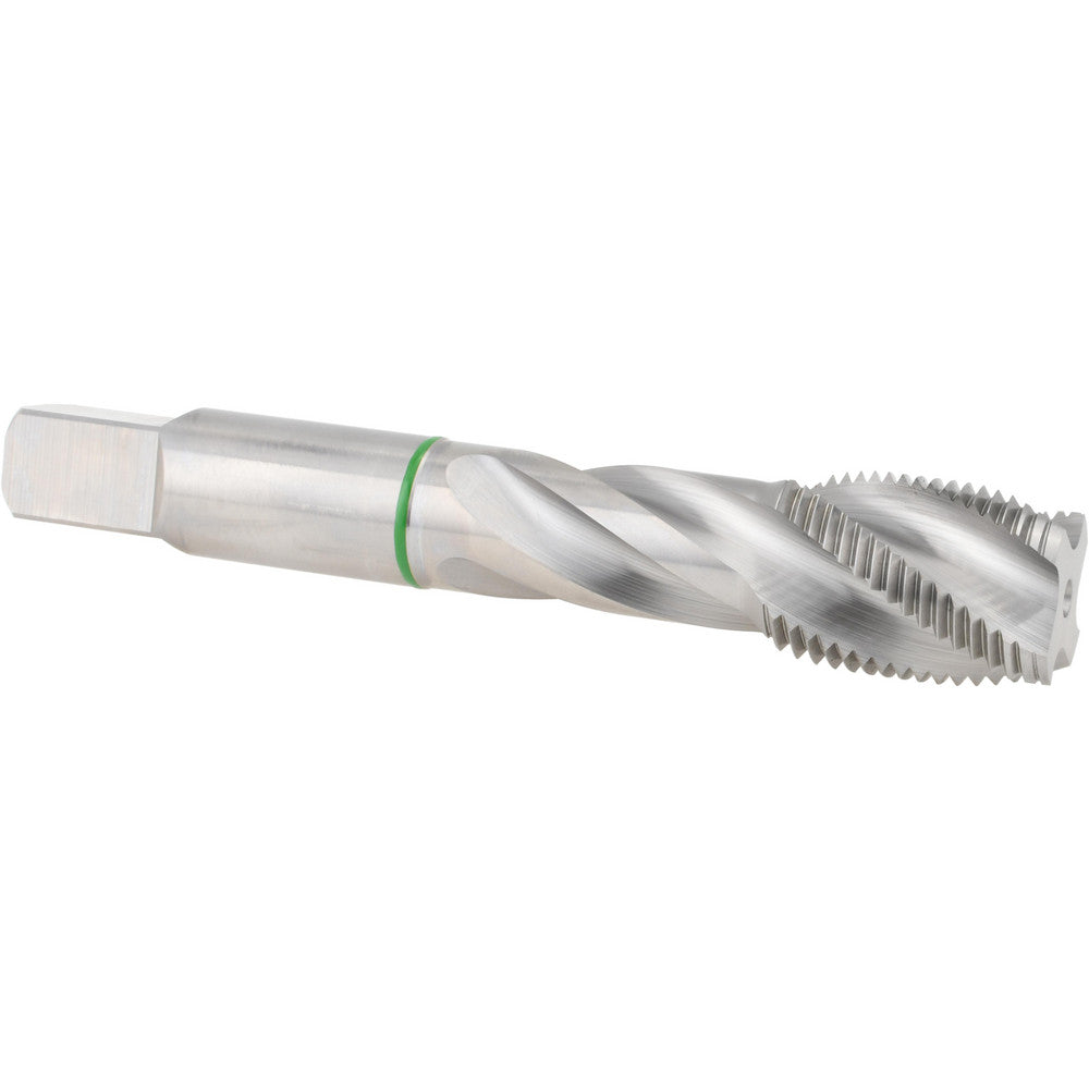 Accupro T2634722B Spiral Flute Tap 3/4-16, UNF, 4 Flute, Modified Bottoming Chamfer, 2B Class of Fit, Vanadium High-Speed Steel, Bright/Uncoated Finish