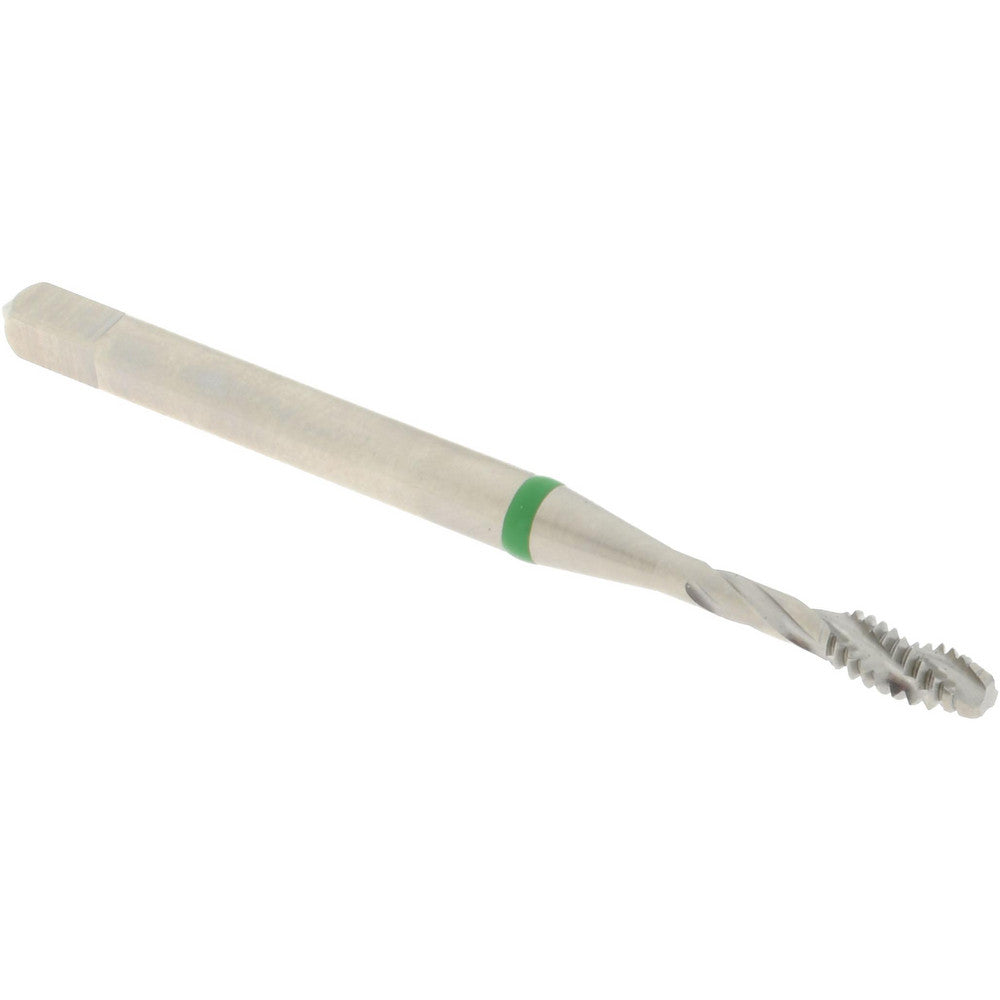 Accupro T2634162B Spiral Flute Tap #4-40, UNC, 3 Flute, Modified Bottoming Chamfer, 2B Class of Fit, Vanadium High-Speed Steel, Bright/Uncoated Finish