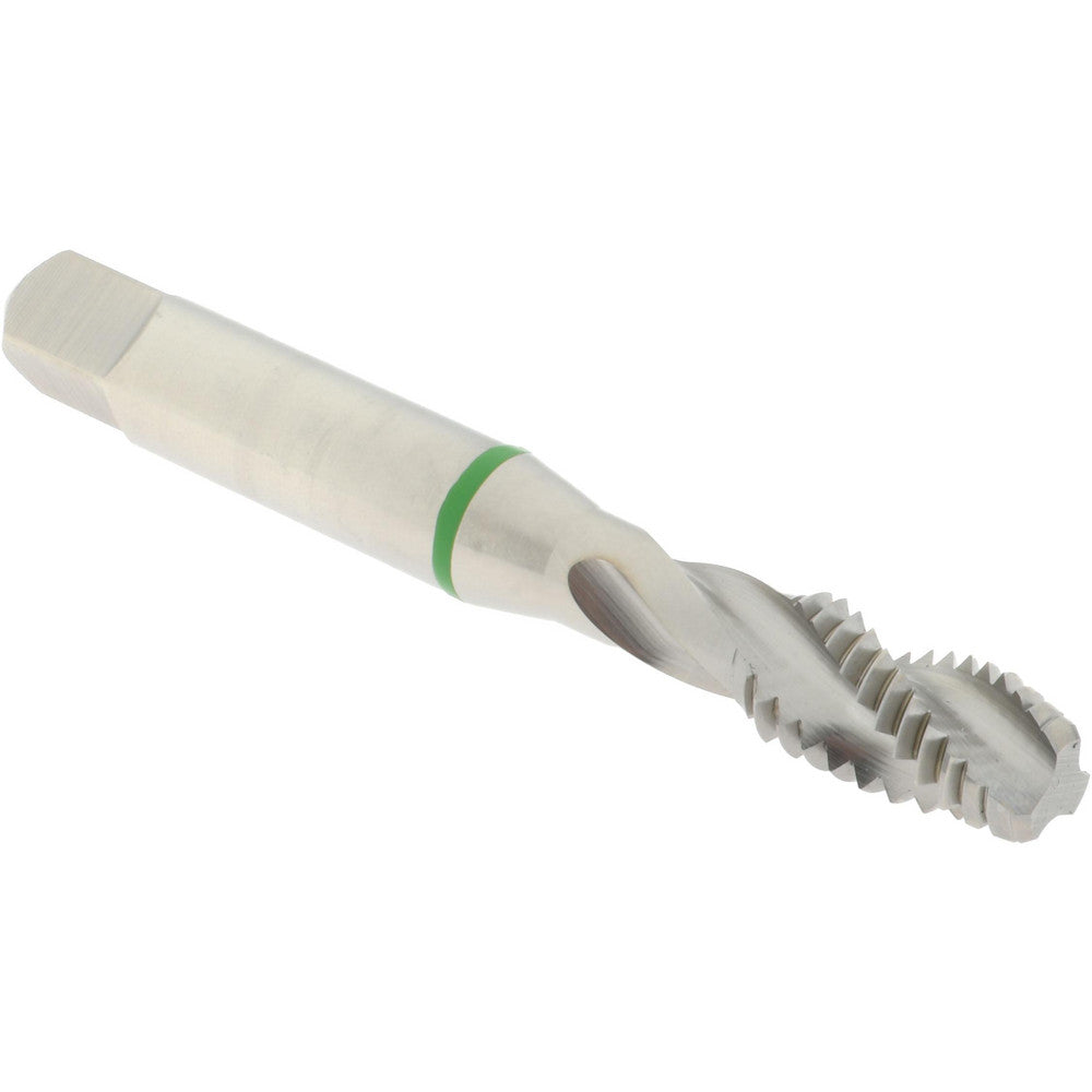 Accupro T2634482B Spiral Flute Tap 3/8-16, UNC, 3 Flute, Modified Bottoming Chamfer, 2B Class of Fit, Vanadium High-Speed Steel, Bright/Uncoated Finish