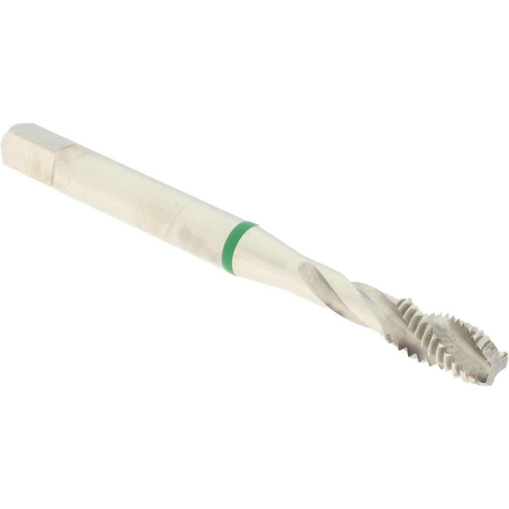 Accupro T2634382B Spiral Flute Tap #12-28, UNF, 3 Flute, Modified Bottoming Chamfer, 2B Class of Fit, Vanadium High-Speed Steel, Bright/Uncoated Finish