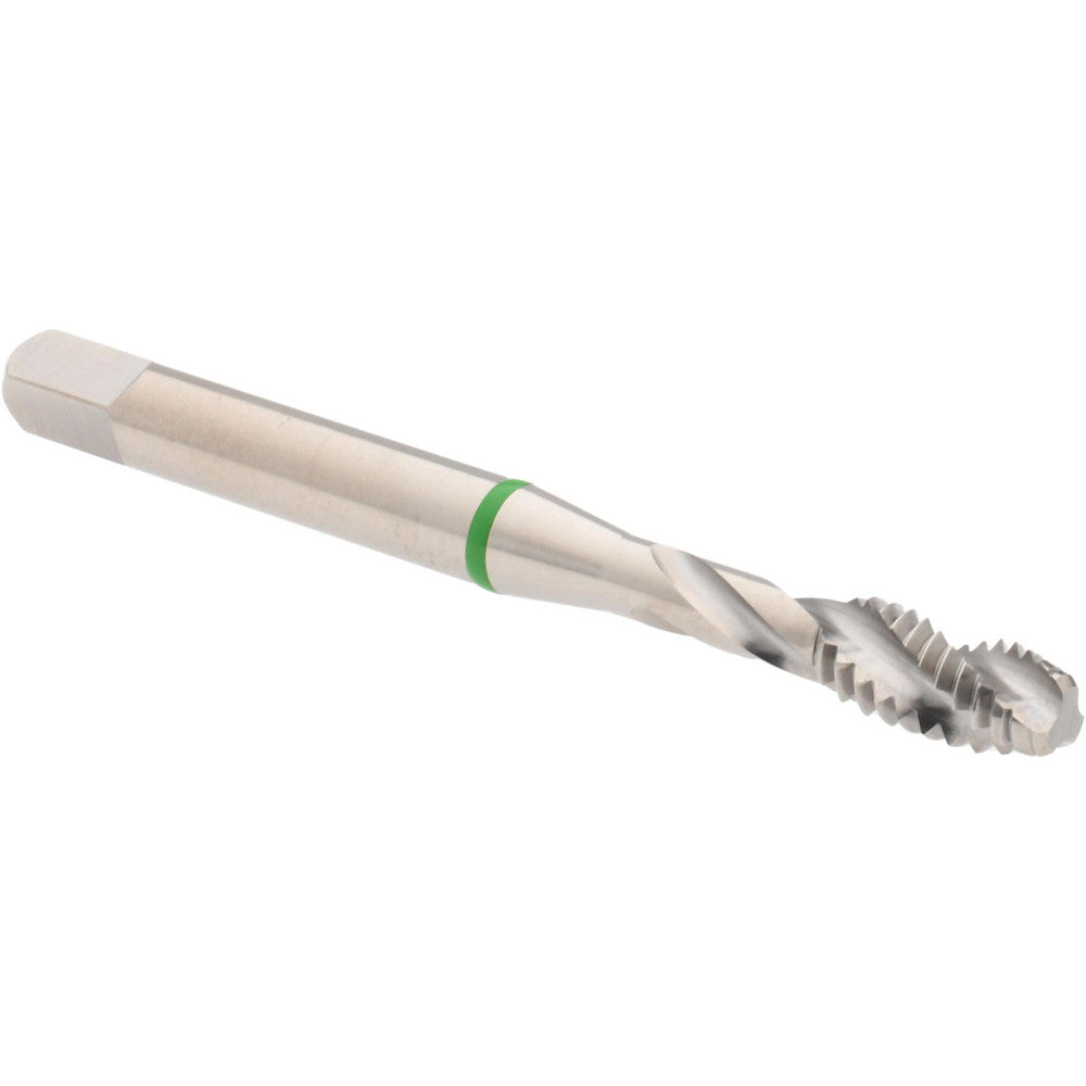 Accupro T2634362B Spiral Flute Tap #12-24, UNC, 3 Flute, Modified Bottoming Chamfer, 2B Class of Fit, Vanadium High-Speed Steel, Bright/Uncoated Finish