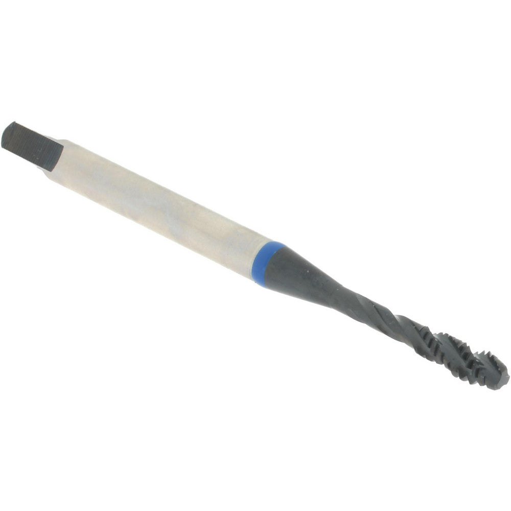Accupro T1604162B Spiral Flute Tap #4-40, UNC, 3 Flute, Modified Bottoming Chamfer, 2B Class of Fit, Vanadium High-Speed Steel, Steam Oxide Finish