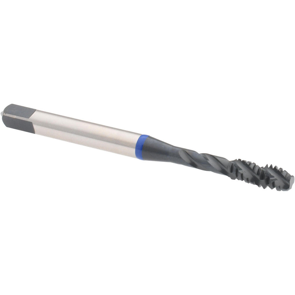 Accupro T1604322B Spiral Flute Tap #10-24, UNC, 3 Flute, Modified Bottoming Chamfer, 2B Class of Fit, Vanadium High-Speed Steel, Steam Oxide Finish