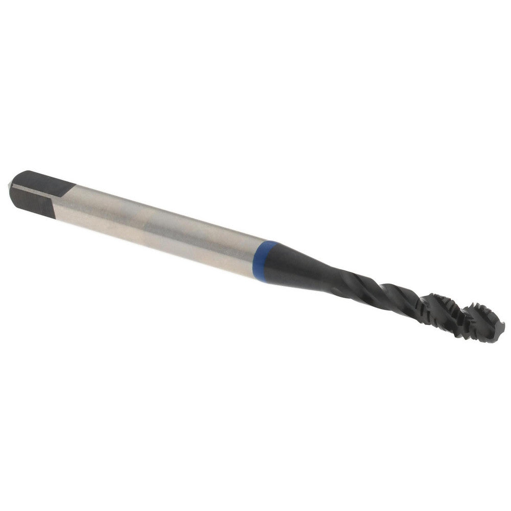 Accupro T1604202B Spiral Flute Tap #5-40, UNC, 3 Flute, Modified Bottoming Chamfer, 2B Class of Fit, Vanadium High-Speed Steel, Steam Oxide Finish