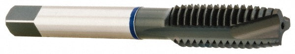 Accupro T1620282B Spiral Point Tap #8-32 UNC, 3 Flutes, Plug Chamfer, 2B Class of Fit, Vanadium High Speed Steel, Oxide Coated