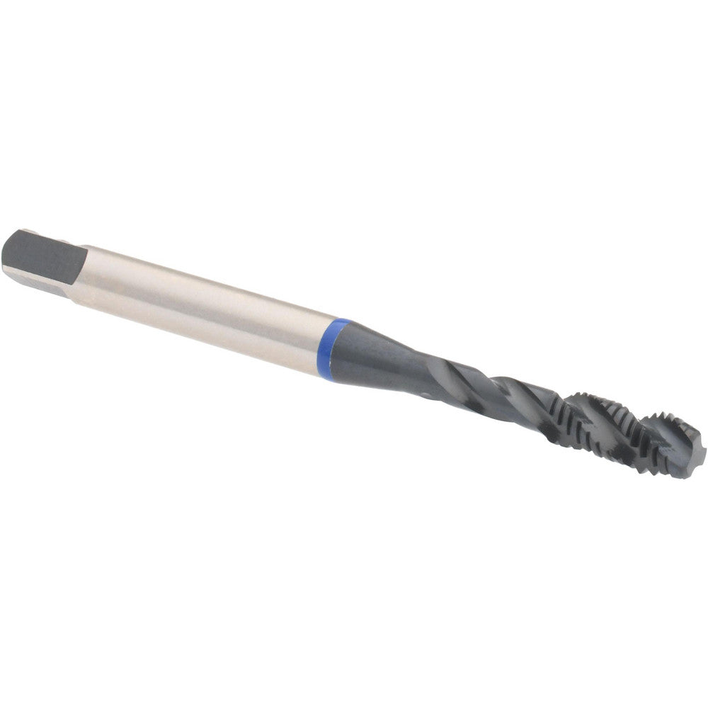 Accupro T1604343 Spiral Flute Tap #10-32, UNF, 3 Flute, Modified Bottoming Chamfer, 2B Class of Fit, Vanadium High-Speed Steel, Steam Oxide Finish