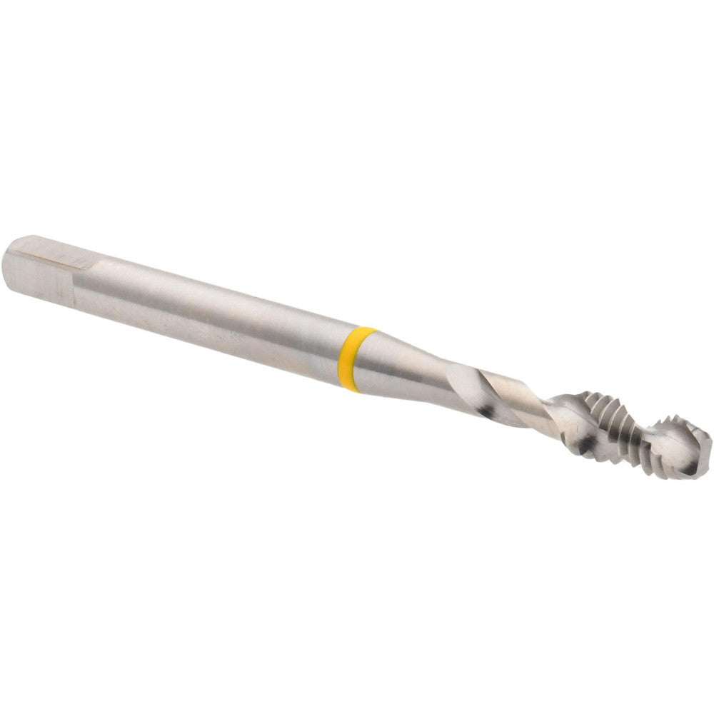 Accupro T2644285 Spiral Flute Tap #8-32, UNC, 2 Flute, Modified Bottoming Chamfer, Vanadium High-Speed Steel, Bright/Uncoated Finish