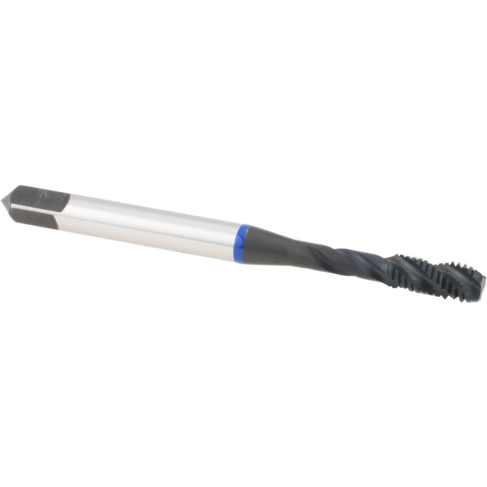 Accupro T1604345 Spiral Flute Tap #10-32, UNF, 3 Flute, Modified Bottoming Chamfer, Vanadium High-Speed Steel, Steam Oxide Finish
