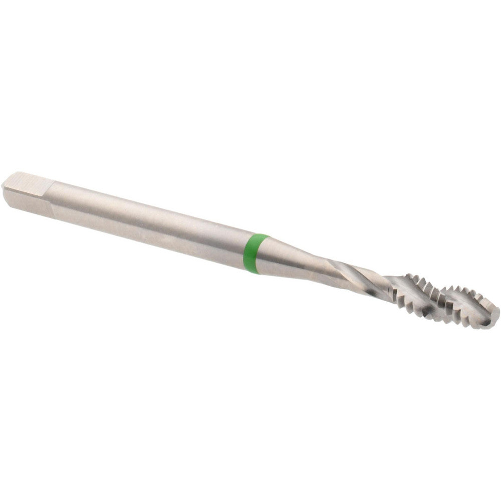 Accupro T2634245 Spiral Flute Tap #6-32, UNC, 3 Flute, Modified Bottoming Chamfer, Vanadium High-Speed Steel, Bright/Uncoated Finish